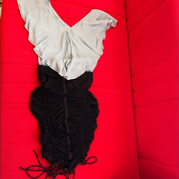 Aqua Ruffled Top - Picture 2 of 3